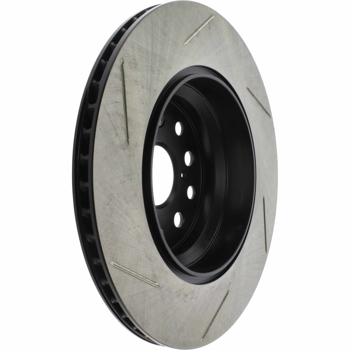 StopTech Sport Slot 07-09 Lexus LS460 / 09-12 Lexus LS Rear Left Slotted Cyro Rotor 126.44152CSL