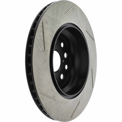 StopTech Sport Slot 07-09 Lexus LS460 / 09-12 Lexus LS Rear Left Slotted Cyro Rotor 126.44152CSL