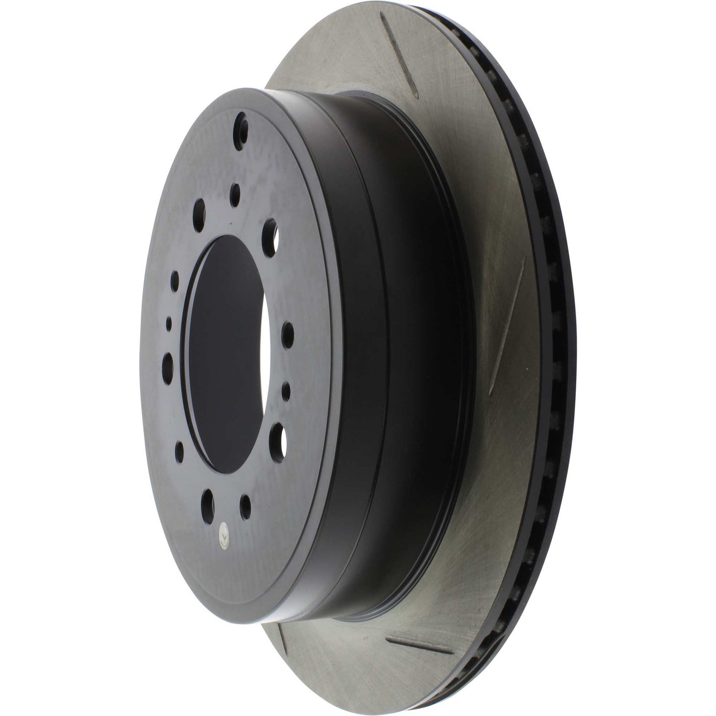 StopTech Sport Slot 08-13 Lexus LX450/470/570 / 07-12 Toyota Tundra Slotted Left Rear CRYO Rotor 126.44157CSL