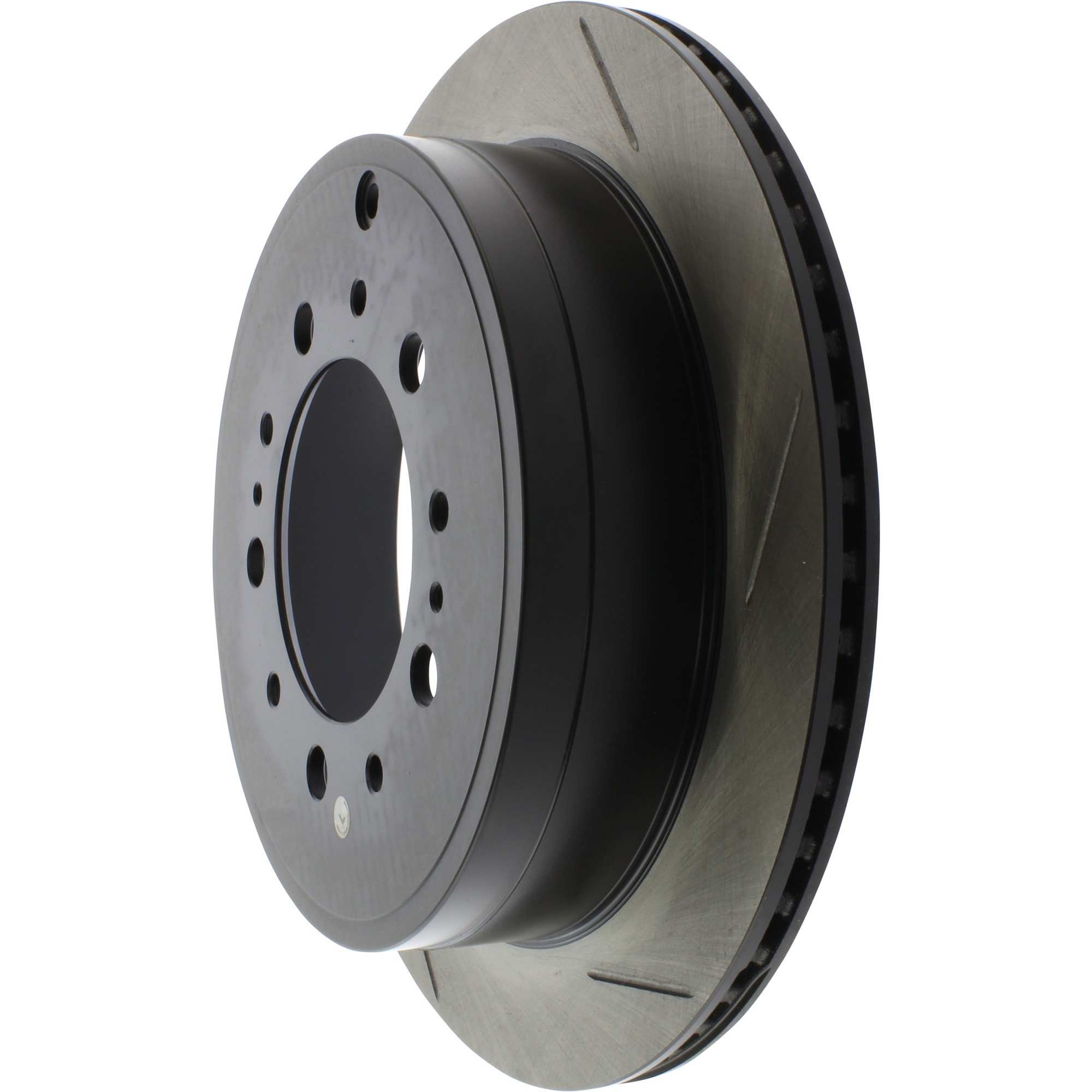 StopTech Sport Slot 08-13 Lexus LX450/470/570 / 07-12 Toyota Tundra Slotted Left Rear CRYO Rotor 126.44157CSL