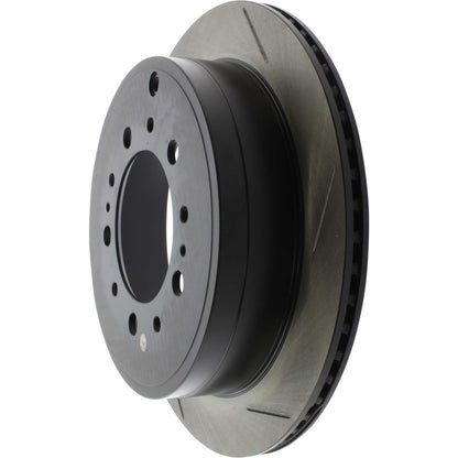 StopTech Sport Slot 08-13 Lexus LX450/470/570 / 07-12 Toyota Tundra Slotted Left Rear CRYO Rotor 126.44157CSL