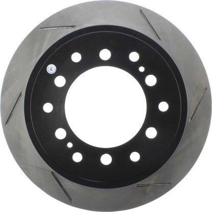 StopTech Sport Slotted (CRYO) 10-19 Lexus GX Front Left Slotted Rotor 126.44175CSL
