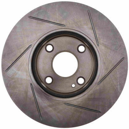 StopTech 17-18 Toyota Yaris iA Front Right Sport Slotted Rotor 126.44182SR