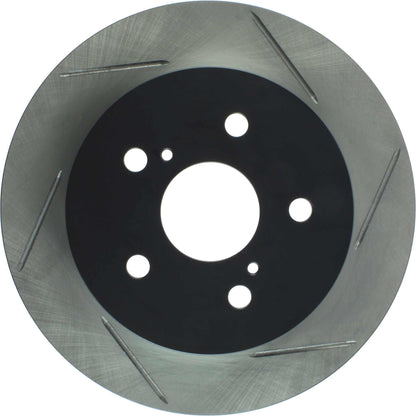 StopTech 15-16 Nissan NX200T / NX300H Slotted Rear Left Sport Brake Rotor 126.44195SL