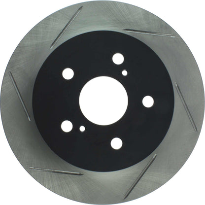 StopTech 15-16 Nissan NX200T / NX300H Slotted Rear Right Sport Brake Rotor 126.44195SR