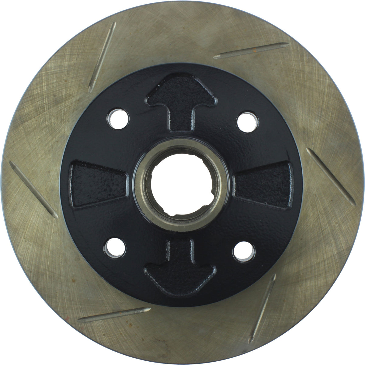 StopTech Power Slot 84-85 Mazda RX-7 Slotted Right Front Rotor 126.45012SR