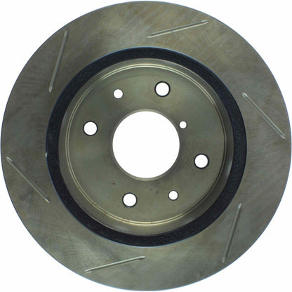 StopTech Sport Slotted Brake Rotor; Rear Left