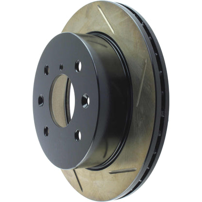 StopTech Sport Slotted Brake Rotor; Rear Left