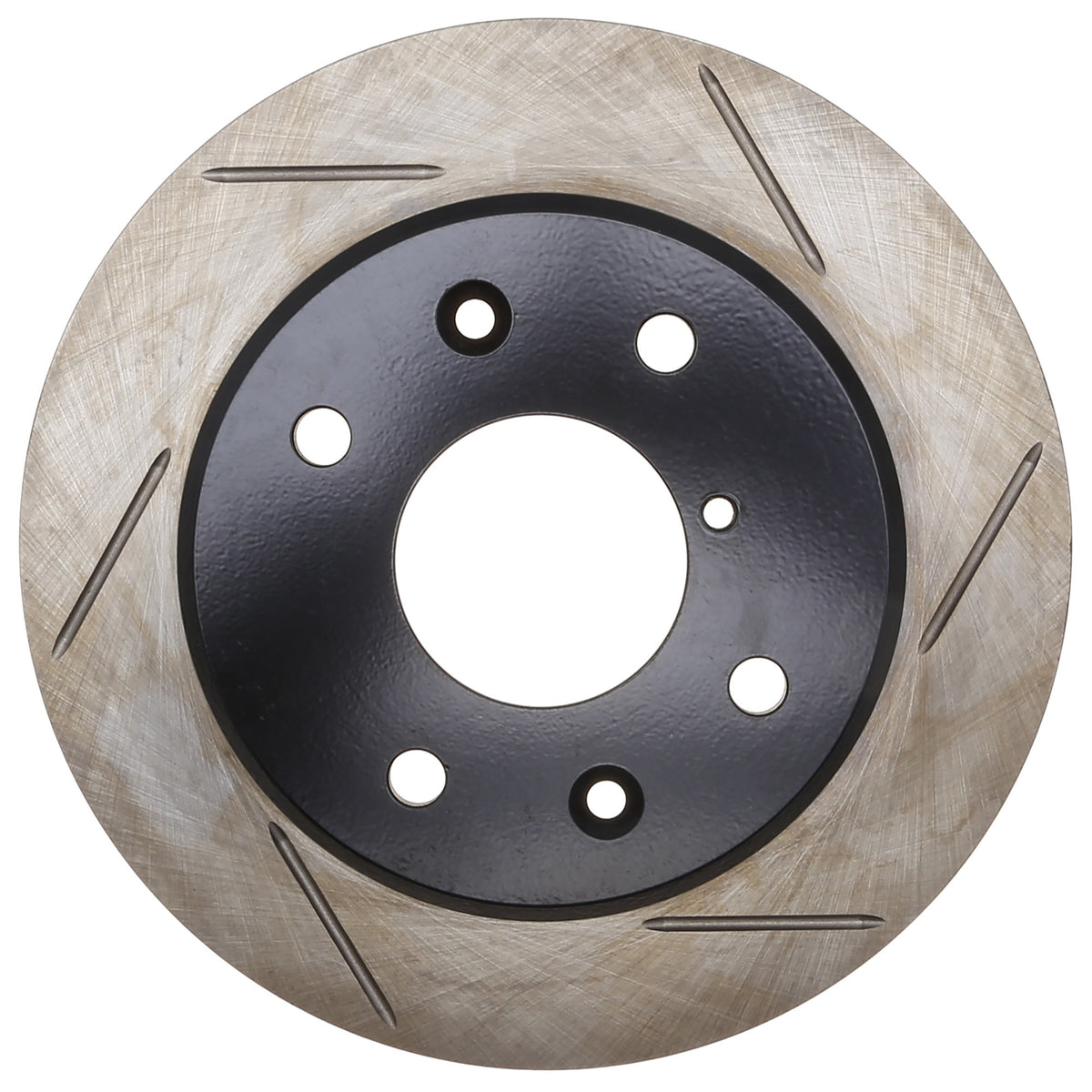 StopTech Sport Slotted Brake Rotor; Rear Left