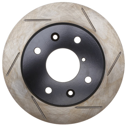 StopTech Sport Slotted Brake Rotor; Rear Left