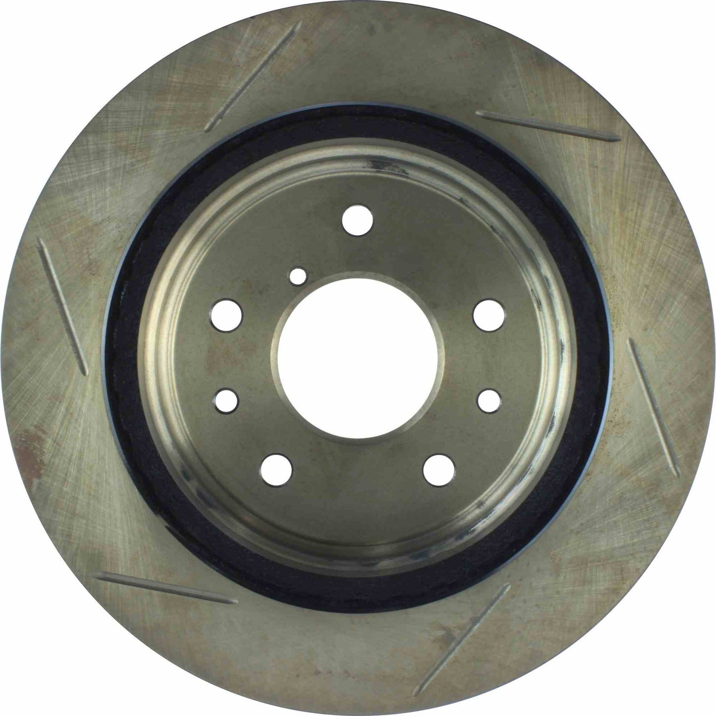 StopTech 86-91 Mazda RX7 Turbo Left Rear Slotted Sport Cryo Brake Rotor 126.45024CSL