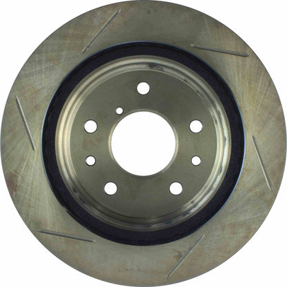 StopTech 86-91 Mazda RX7 Turbo Left Rear Slotted Sport Cryo Brake Rotor 126.45024CSL