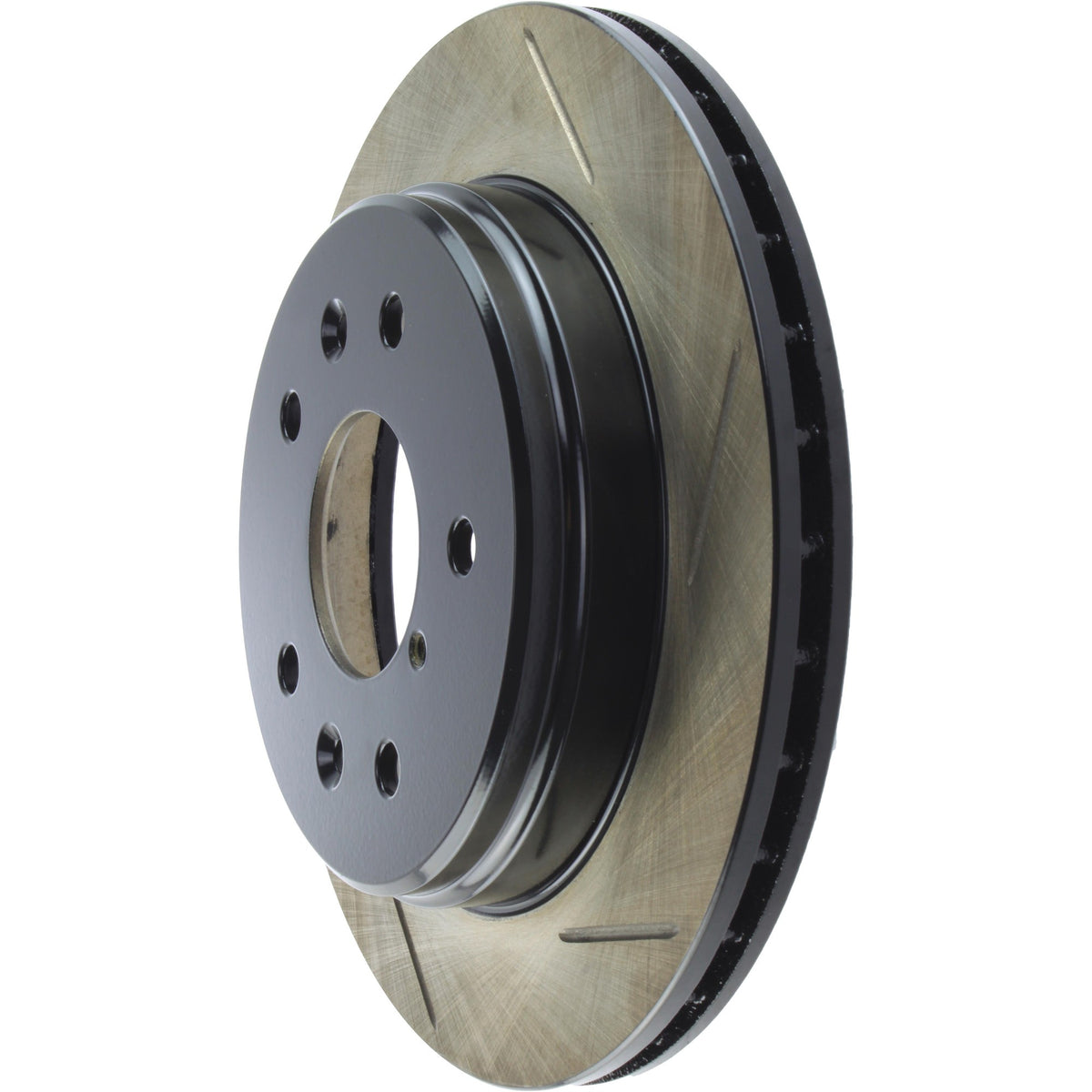StopTech Sport Slotted Brake Rotor; Rear Left