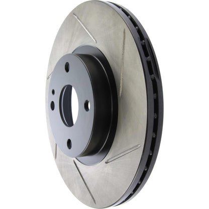 StopTech Power Slot 01-05 Mazda Miata Sport Suspension/Turbo SportStop Slotted Front Left Rotor 126.45061SL