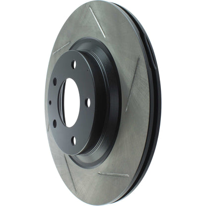 StopTech Power Slot 2003+ Mazda RX8 Slotted Left Rear Rotor - SPORT SUSPENSION ONLY 126.45072SL