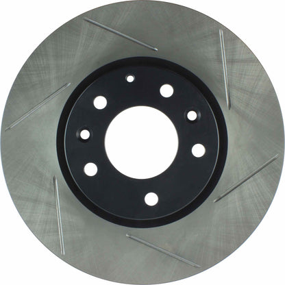 StopTech Power Slot 07-08 Ford Edge / 07-09 Mazda CX-7 Normal Suspension Slotted Front Left Rotor 126.45076SL