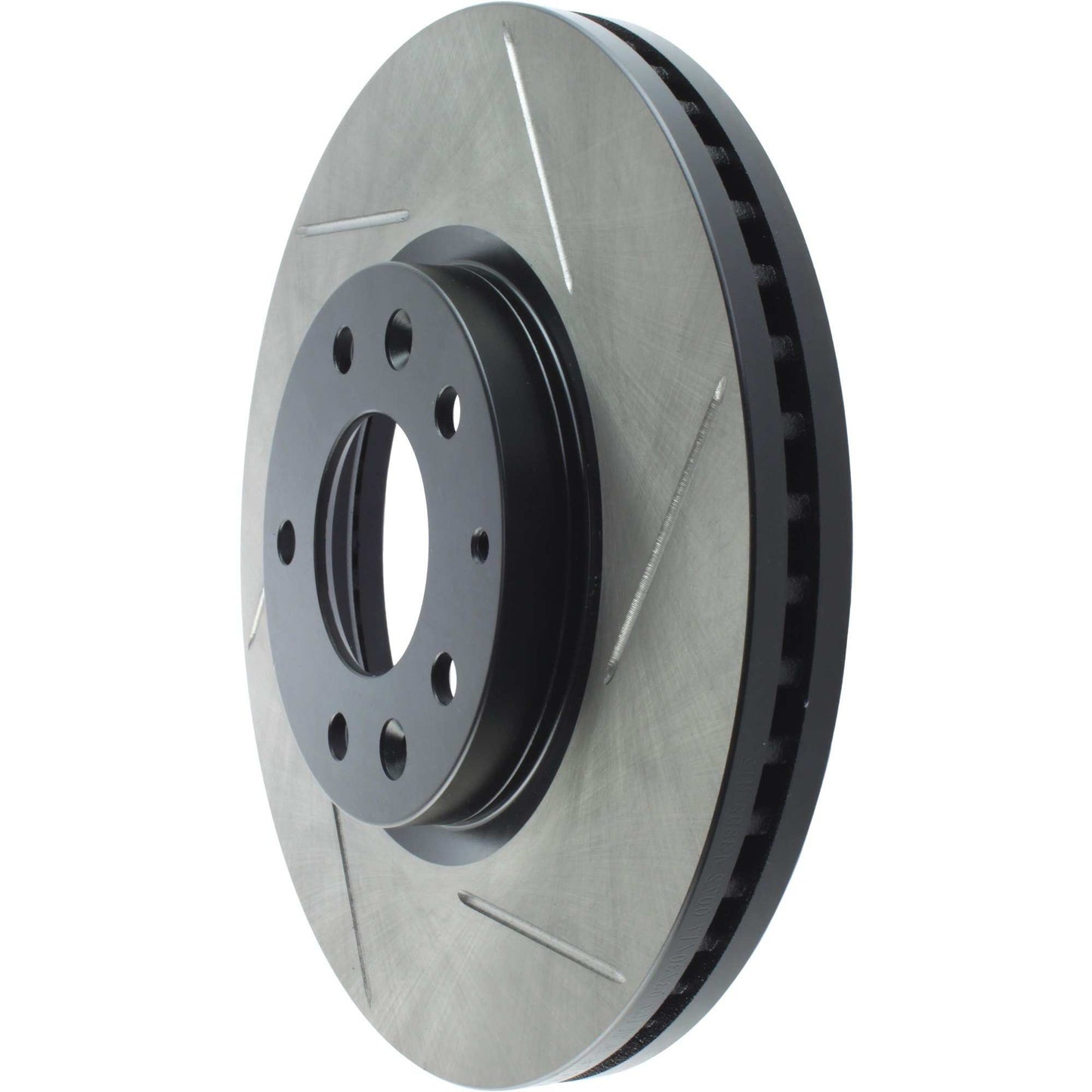 StopTech Power Slot 07-08 Ford Edge / 07-09 Mazda CX-7 Normal Suspension Slotted Front Left Rotor 126.45076SL