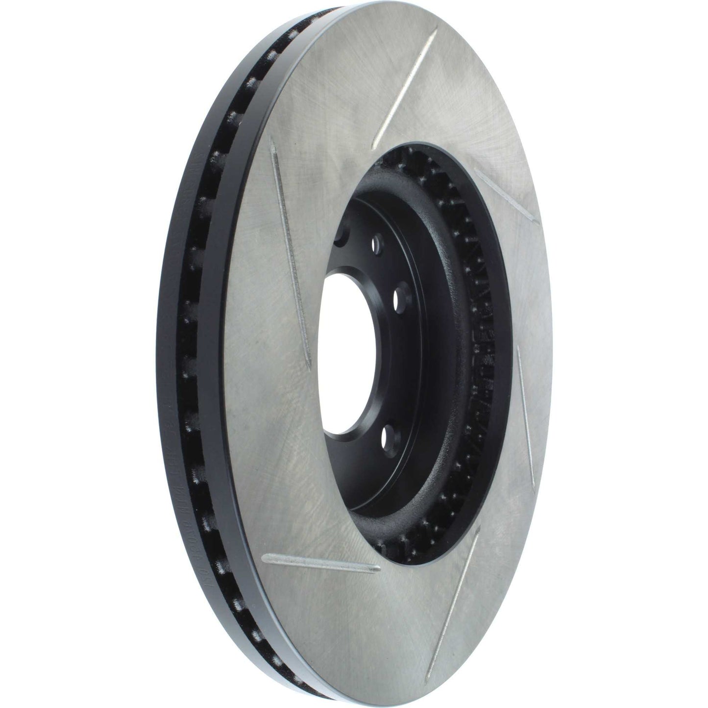 StopTech Power Slot 07-08 Ford Edge / 07-09 Mazda CX-7 Normal Suspension Slotted Front Left Rotor 126.45076SL