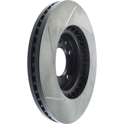 StopTech Power Slot 07-08 Ford Edge / 07-09 Mazda CX-7 Normal Suspension Slotted Front Left Rotor 126.45076SL