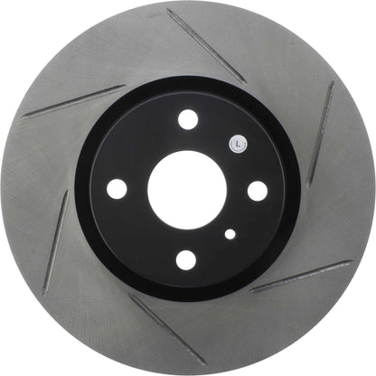 StopTech 16-18 Mazda Miata MX-5 Sport Slotted Front Left Rotor 126.45090SL