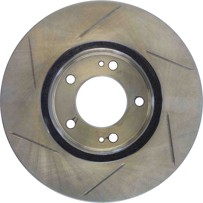 StopTech Power Slot 87-89 Conquest 5 Lug / 83-89 Starion 5 Lug Cryo Slotted Front Left Rotor 126.46012CSL