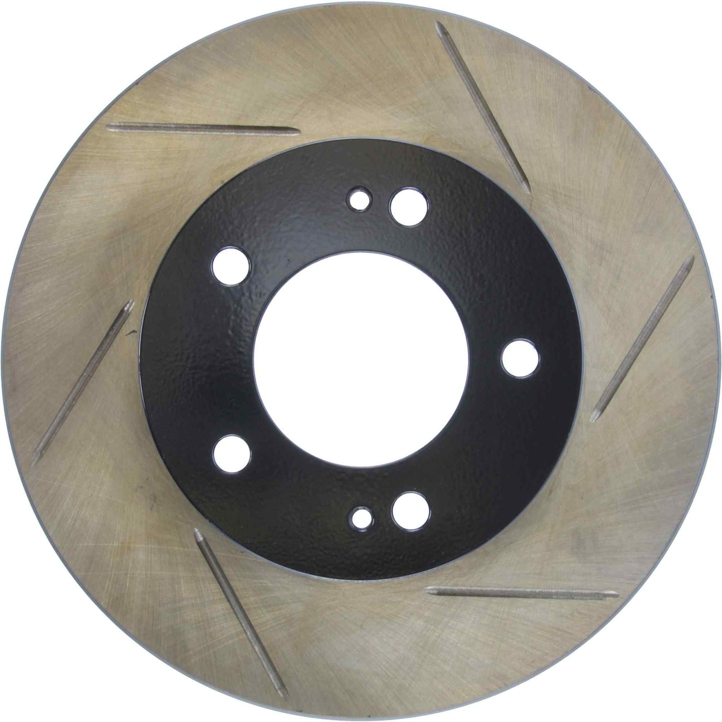 StopTech Power Slot 87-89 Conquest 5 Lug / 83-89 Starion 5 Lug Cryo Slotted Front Left Rotor 126.46012CSL
