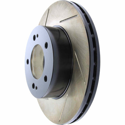 StopTech Power Slot 87-89 Conquest 5 Lug / 83-89 Starion 5 Lug Cryo Slotted Front Right Rotor 126.46012CSR