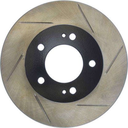 StopTech Power Slot 87-89 Conquest 5 Lug / 83-89 Starion 5 Lug Slotted Front Left Rotor 126.46012SL