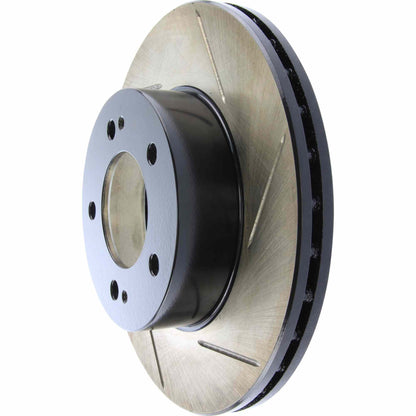 StopTech Power Slot 87-89 Conquest 5 Lug / 83-89 Starion 5 Lug Slotted Front Left Rotor 126.46012SL