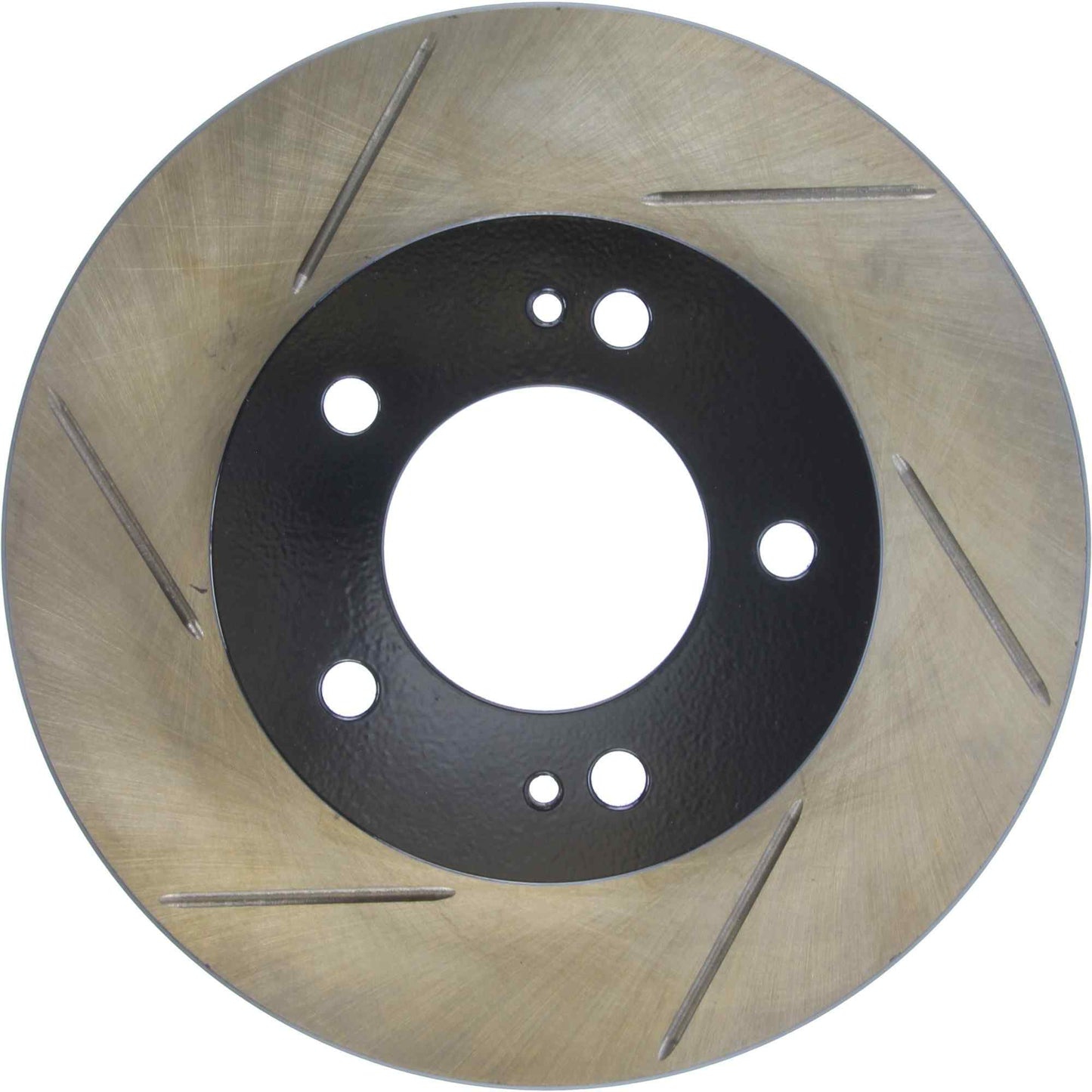 StopTech Power Slot 87-89 Conquest 5 Lug / 83-89 Starion 5 Lug Slotted Front Right Rotor 126.46012SR