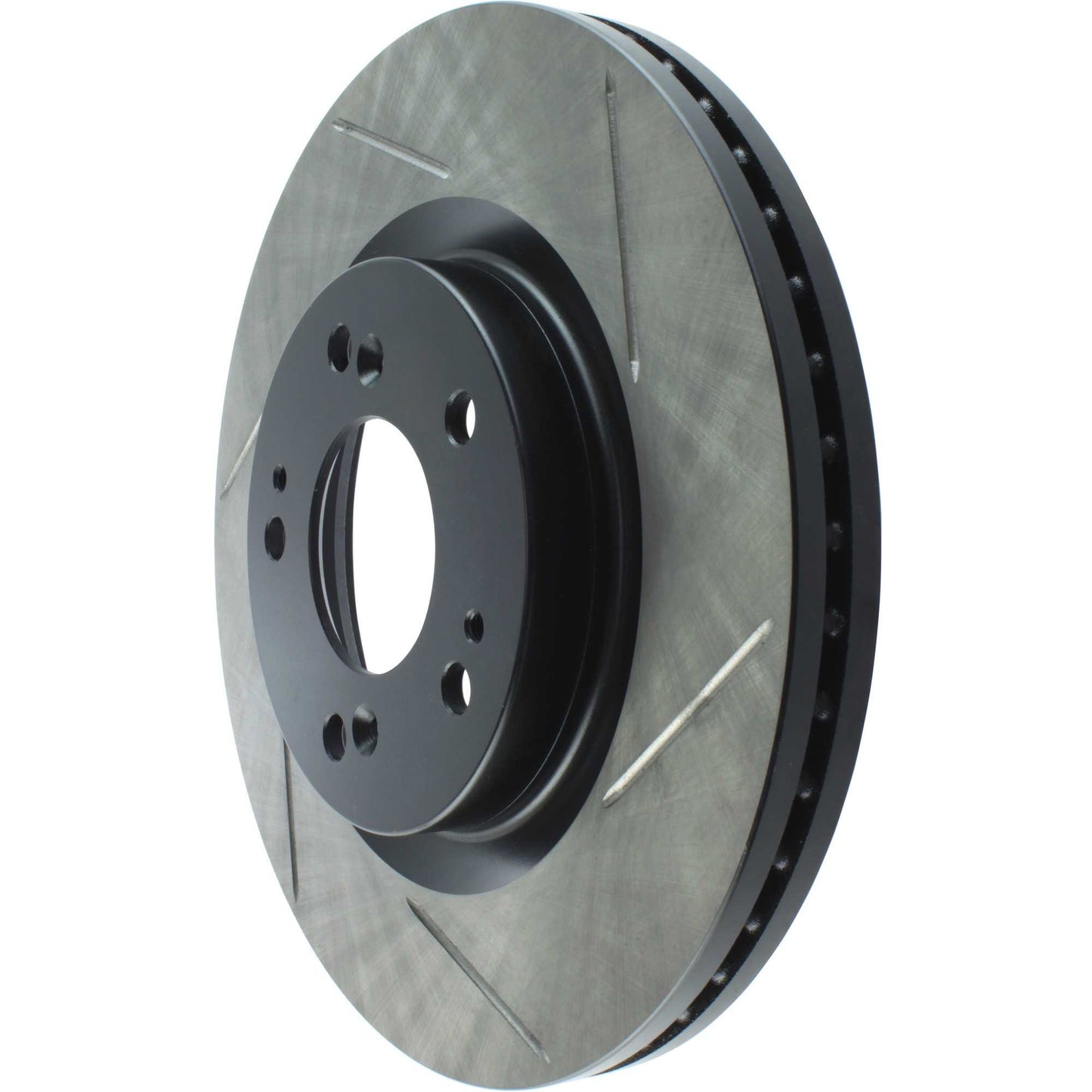 StopTech Power Slot 06-12 Mitsubishi Eclipse GS 4cyl / GT 6cyl Slotted Left Front CRYO Rotor 126.46068CSL