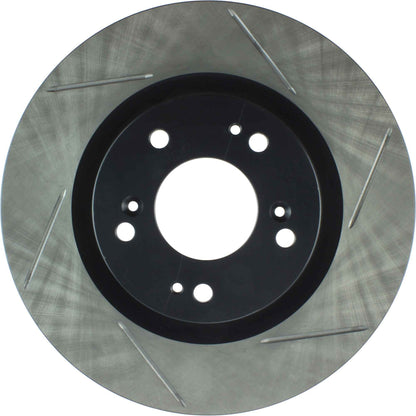 StopTech Power Slot 06-09 Mitsubishi Eclipse GS 4cyl / GT 6cyl Slotted Left Front Rotor 126.46068SL