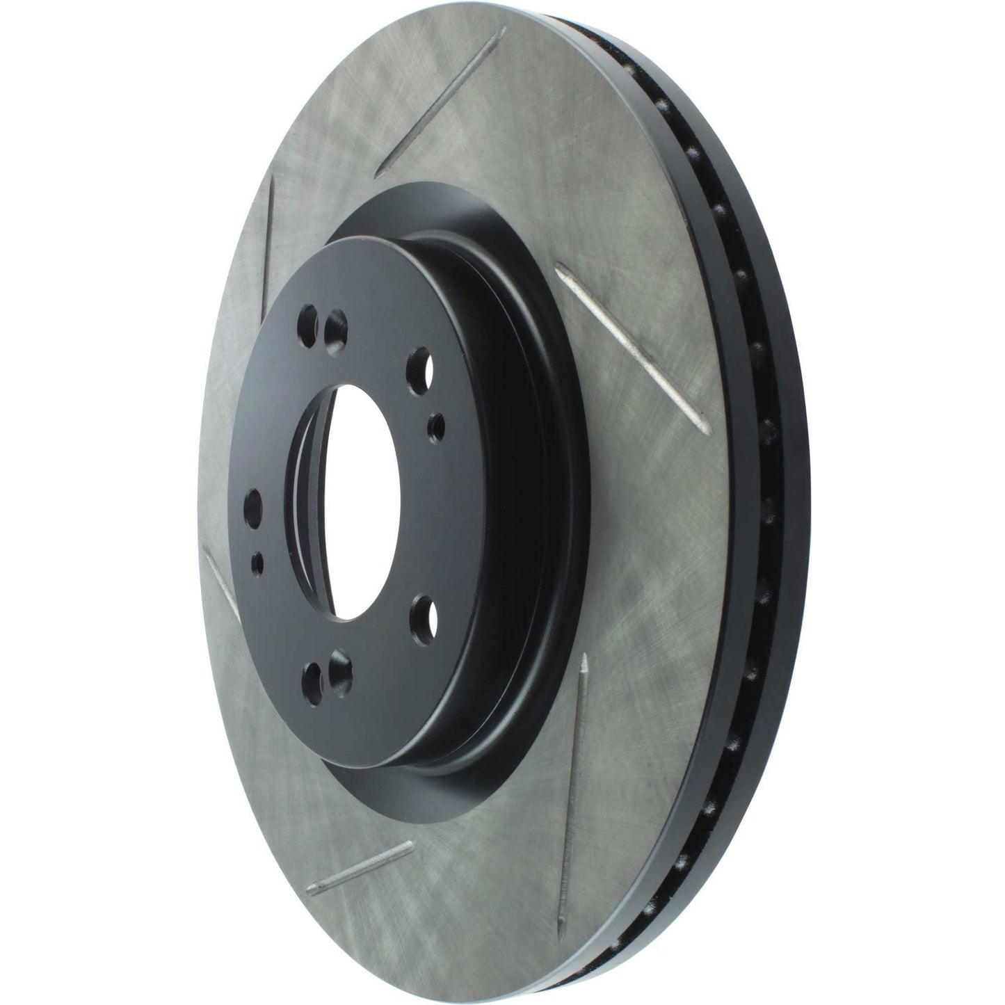 StopTech Power Slot 06-09 Mitsubishi Eclipse GS 4cyl / GT 6cyl Slotted Right Front Rotor 126.46068SR