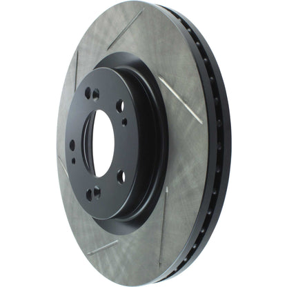 StopTech Power Slot 06-09 Mitsubishi Eclipse GS 4cyl / GT 6cyl Slotted Right Front Rotor 126.46068SR