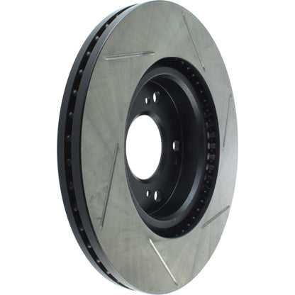 StopTech Power Slot 06-09 Mitsubishi Eclipse GS 4cyl / GT 6cyl Slotted Right Front Rotor 126.46068SR