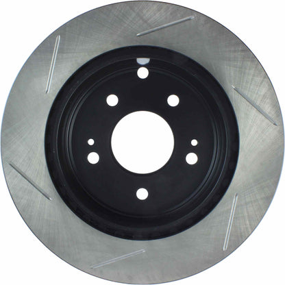 StopTech Sport Slotted Brake Rotor; Rear Left