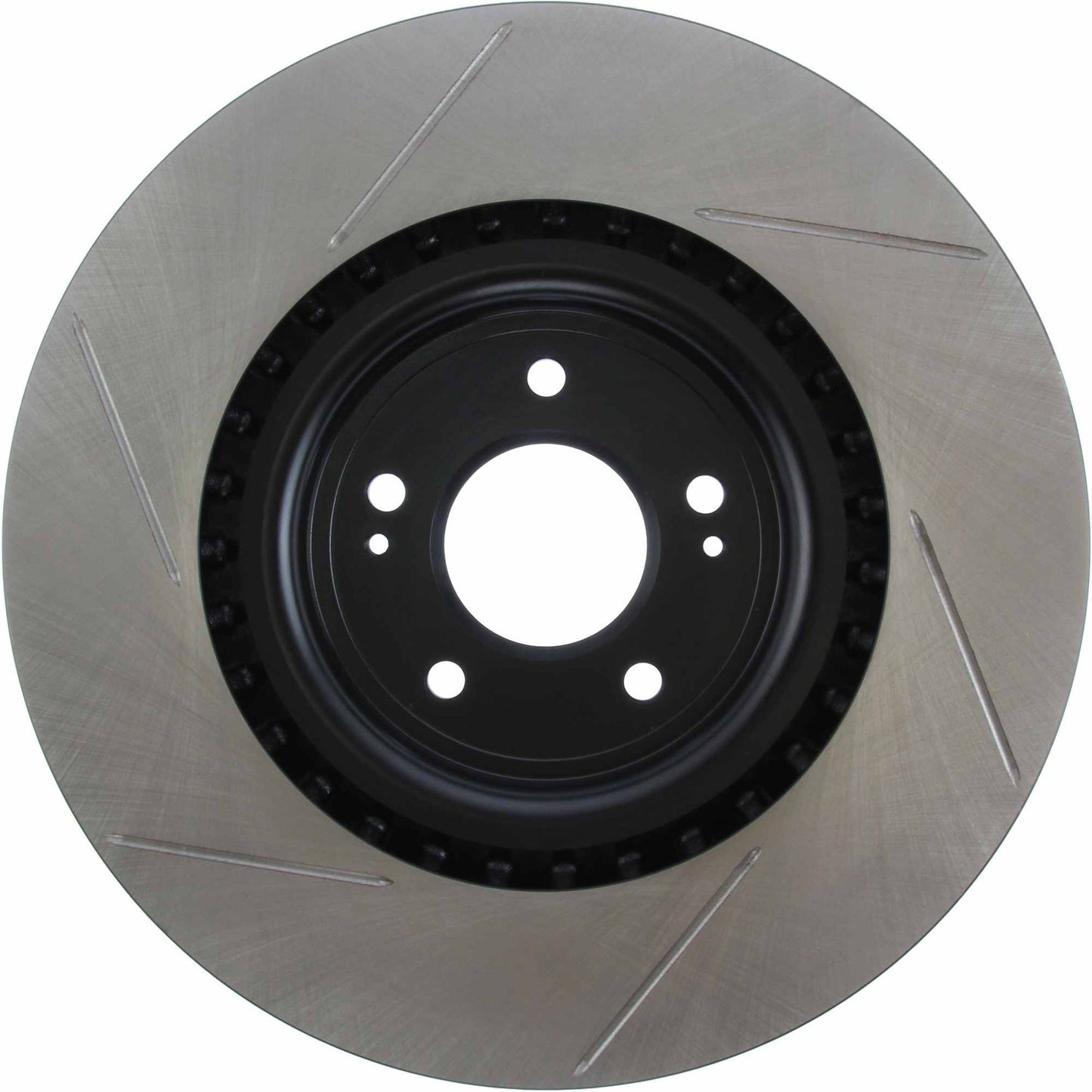 StopTech Power Slot 08-09 Evo 10 Cryo Slotted Left Front Rotor 126.46076CSL