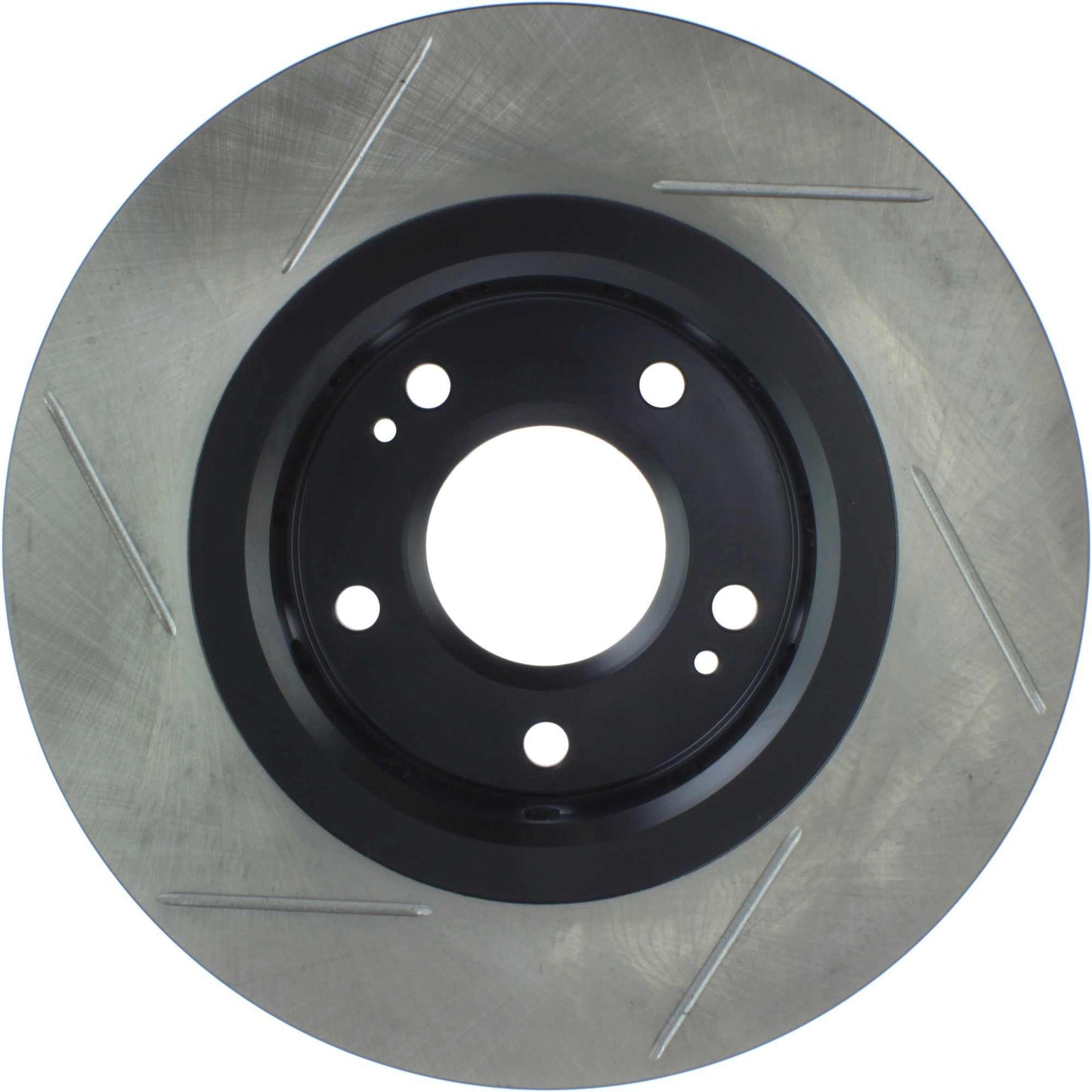 StopTech Power Slot 09-10 Lancer Ralliart Slotted Left Front Rotor 126.46078SL