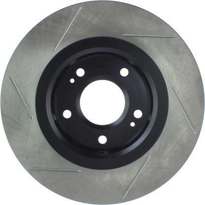 StopTech Power Slot 09-10 Lancer Ralliart Slotted Left Front Rotor 126.46078SL