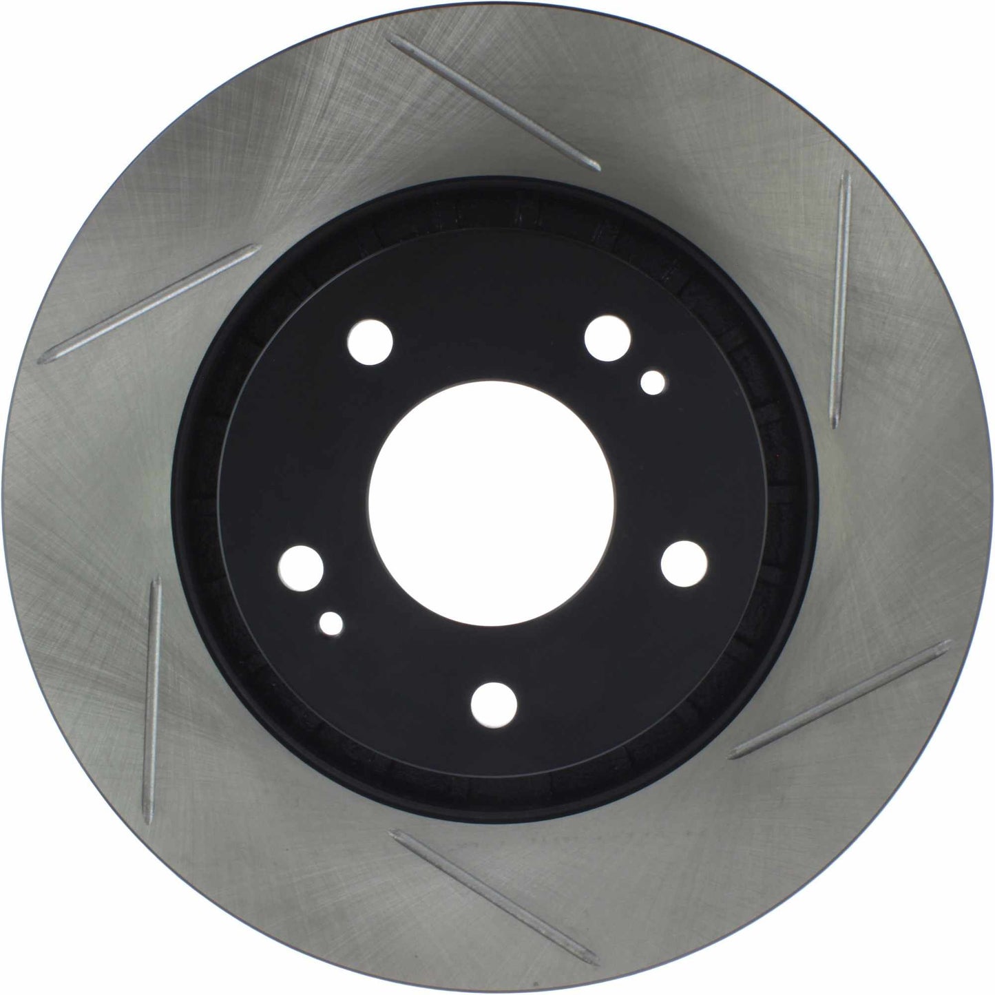 StopTech Power Slot 09-10 Lancer Ralliart Slotted Left Front Rotor 126.46078SL