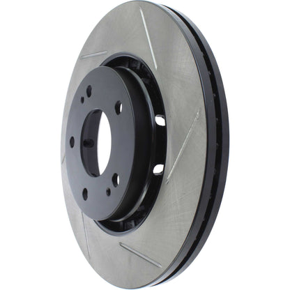 StopTech Power Slot 09-10 Lancer Ralliart Slotted Left Front Rotor 126.46078SL