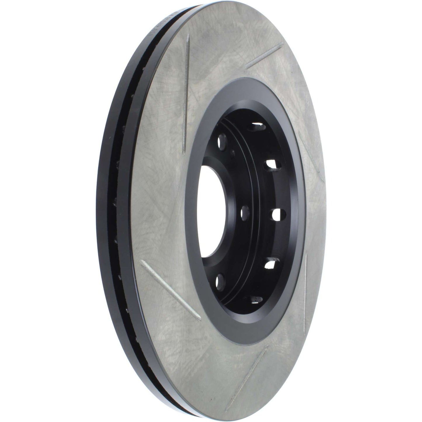 StopTech Power Slot 09-10 Lancer Ralliart Slotted Left Front Rotor 126.46078SL