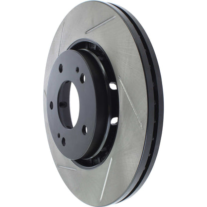 StopTech Power Slot 09-10 Lancer Ralliart Slotted Right Front Rotor 126.46078SR