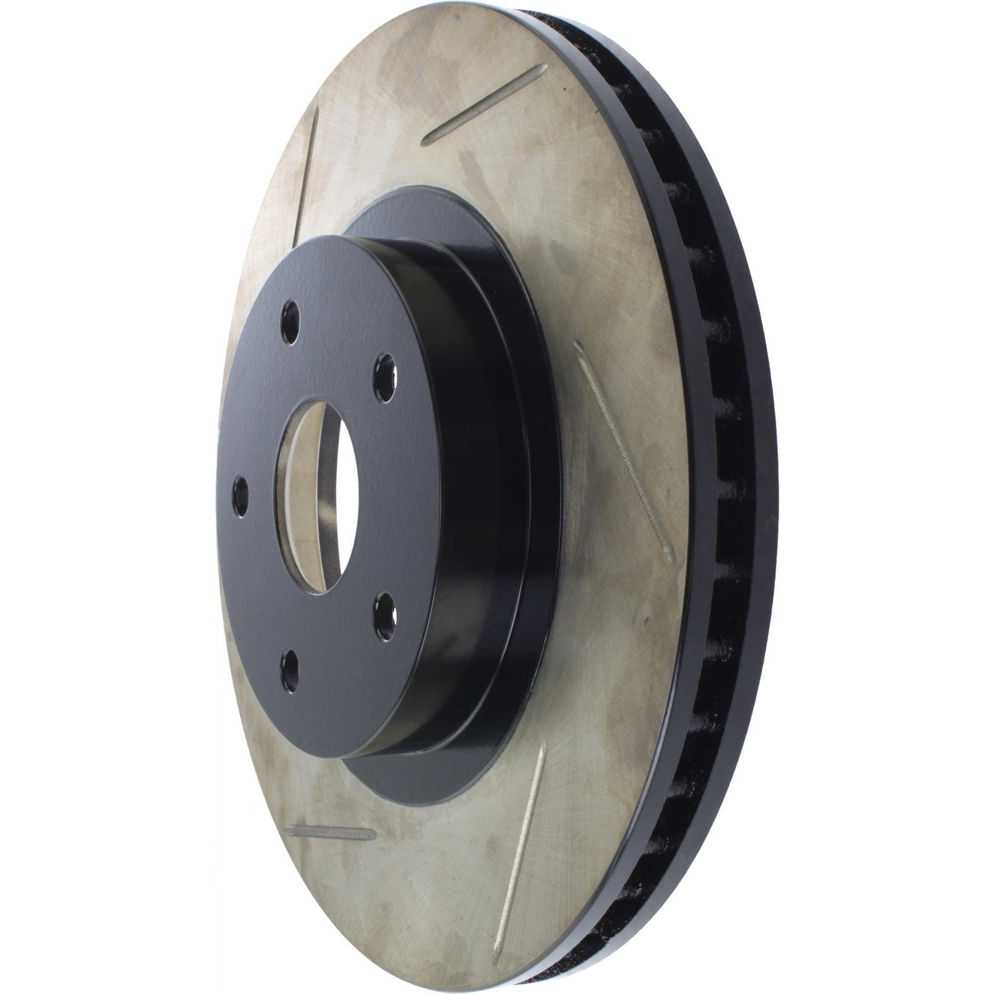 Stoptech Power Slot 92-97 Subaru SVX Front Right Cryo Slotted Rotor 126.47014CSR