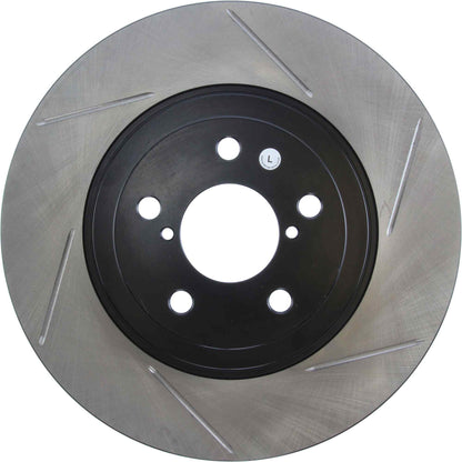 StopTech Power Slot 06-08 Subaru Legacy / 13 Scion FR-S / 13 Subaru BRZ Front Left Slotted Rotor 126.47021SL
