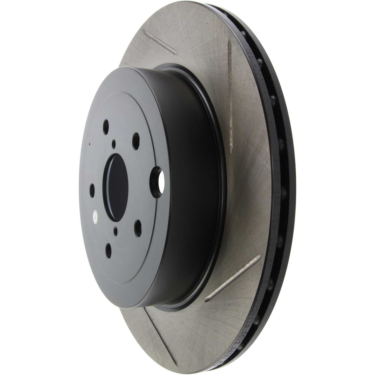 StopTech 08-16 Subaru Impreza WRX STI Left Rear Slotted Cyro Brake Rotor 126.47030CSL