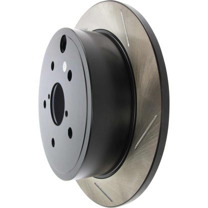 StopTech Power Slot 2015 Subaru WRX (w/o EyeSight) Rear Left Slotted Rotor 126.47032SL