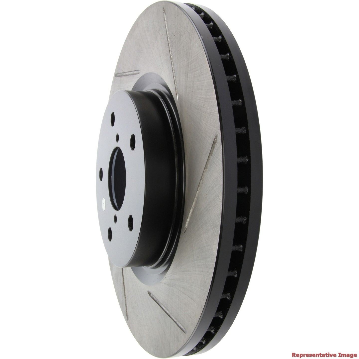 StopTech 15-19 Subaru WRX / Legacy / Outback & 08-14 Tribeca Slotted Sport Left Brake Rotor 126.47036SL