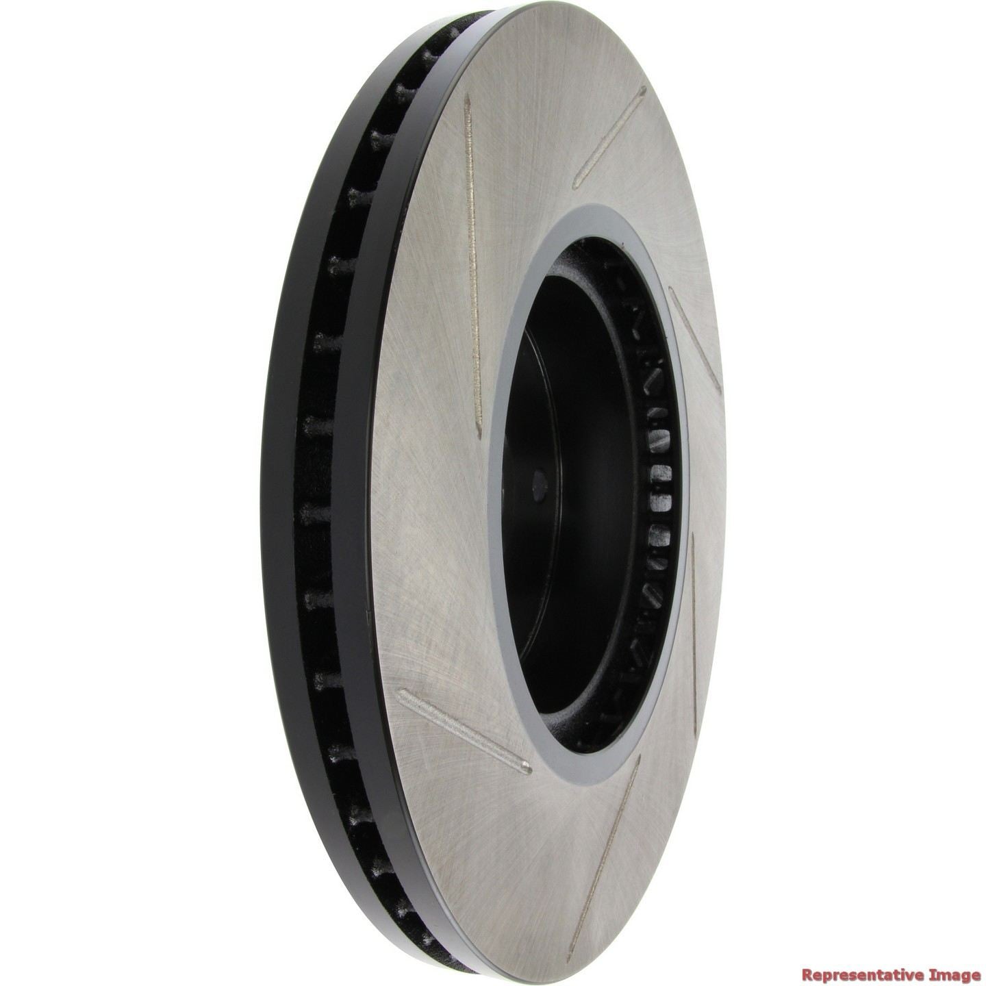 StopTech 15-19 Subaru WRX / Legacy / Outback & 08-14 Tribeca Slotted Sport Left Brake Rotor 126.47036SL