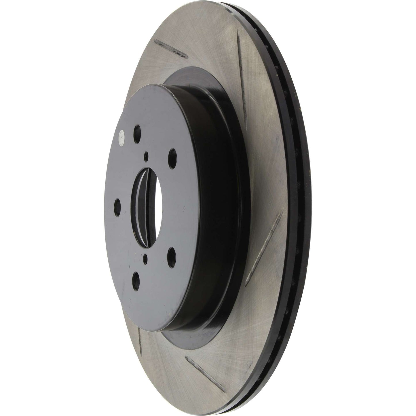 StopTech 16-17 Subaru WRX w/EyeSight Technology Sport Slotted Rear Left Rotor 126.47037SL